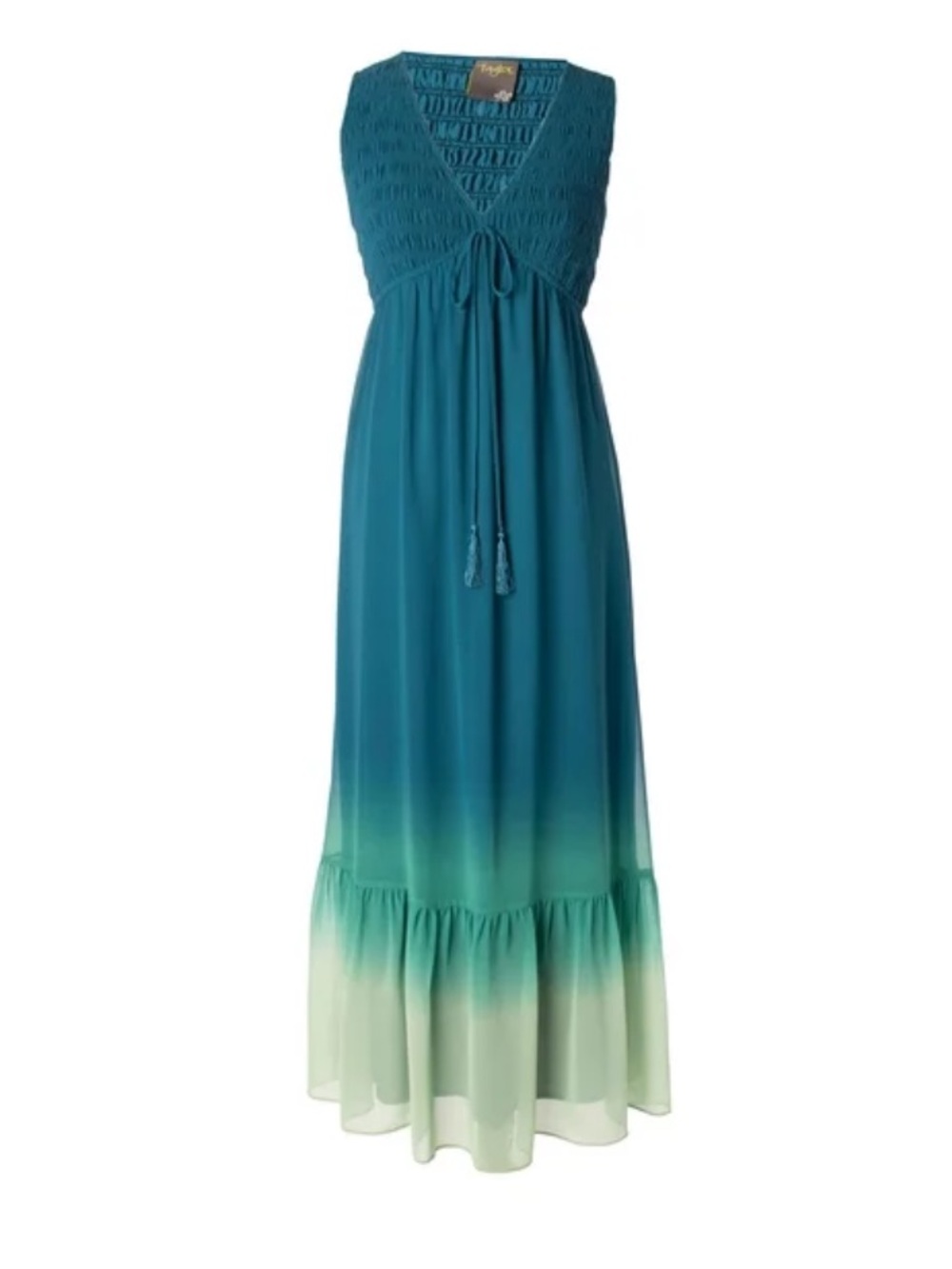 Taylor Ombre Maxi Dress with Smocked Bodice